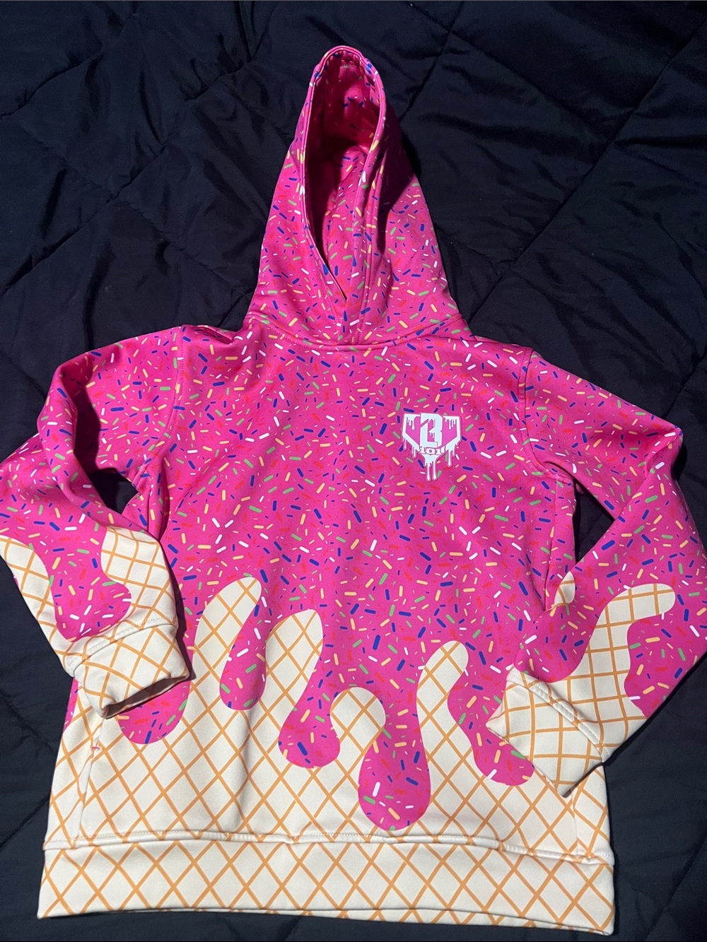 Baseball Lifestyle Ice Cream Hoodie L